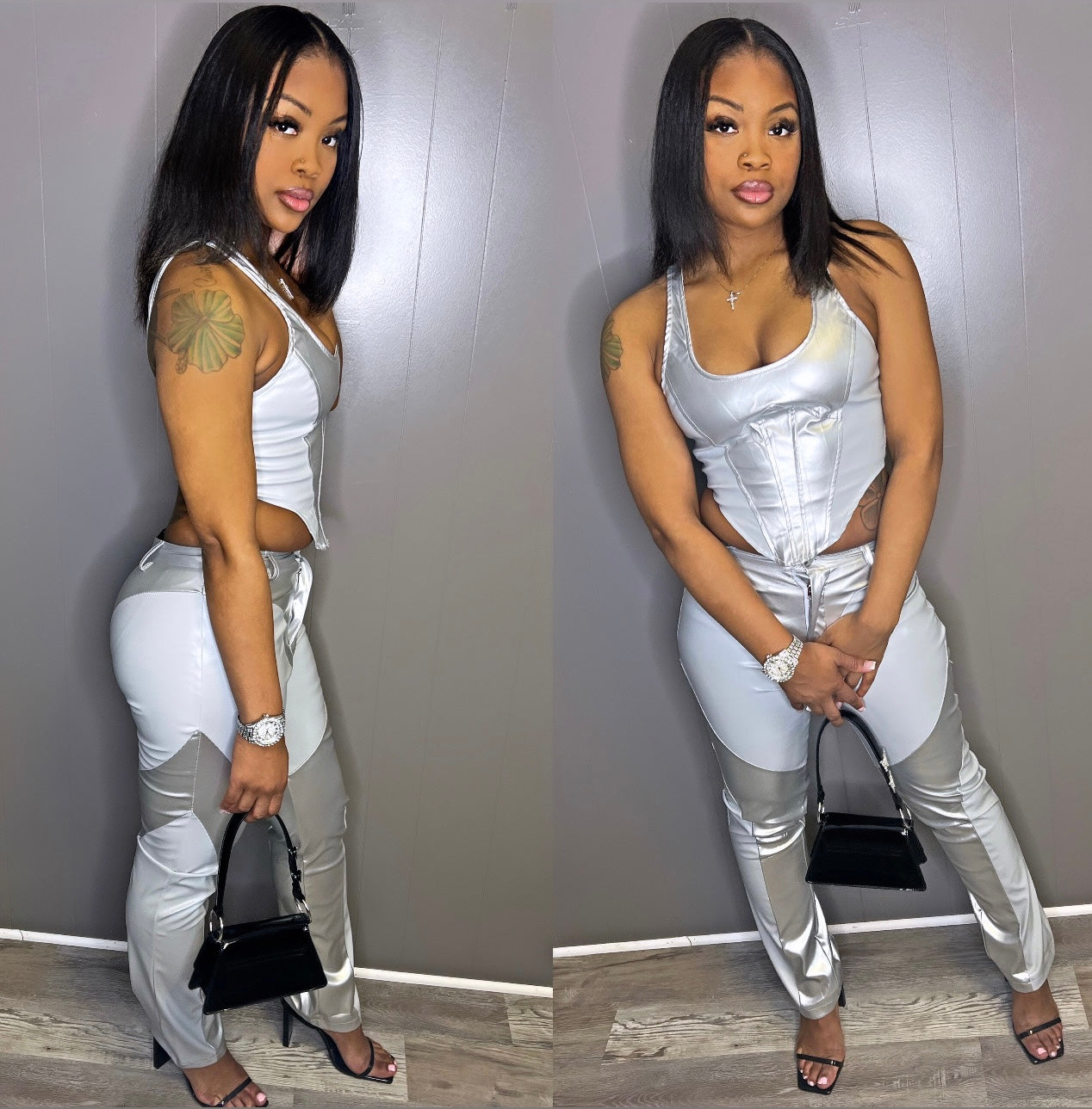 Two piece classy girl set