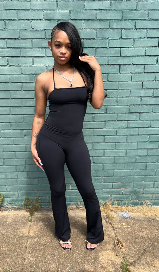 Black Sleek Romper