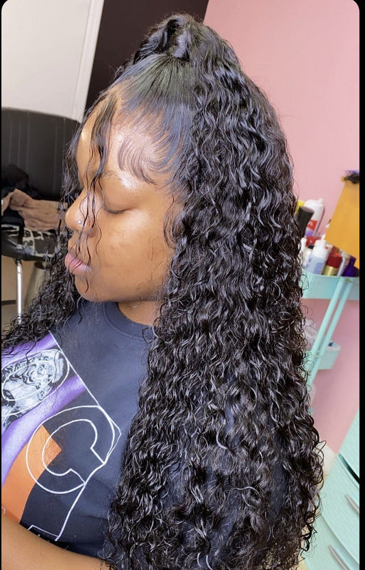 waterwave frontal wigs on